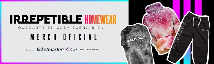 Mercancía oficial IRREPETIBLE | Ticketmaster Shop