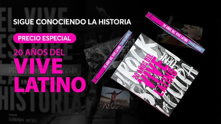 Vive Latino 20 años | Libro conmemorativo Ticketmaster