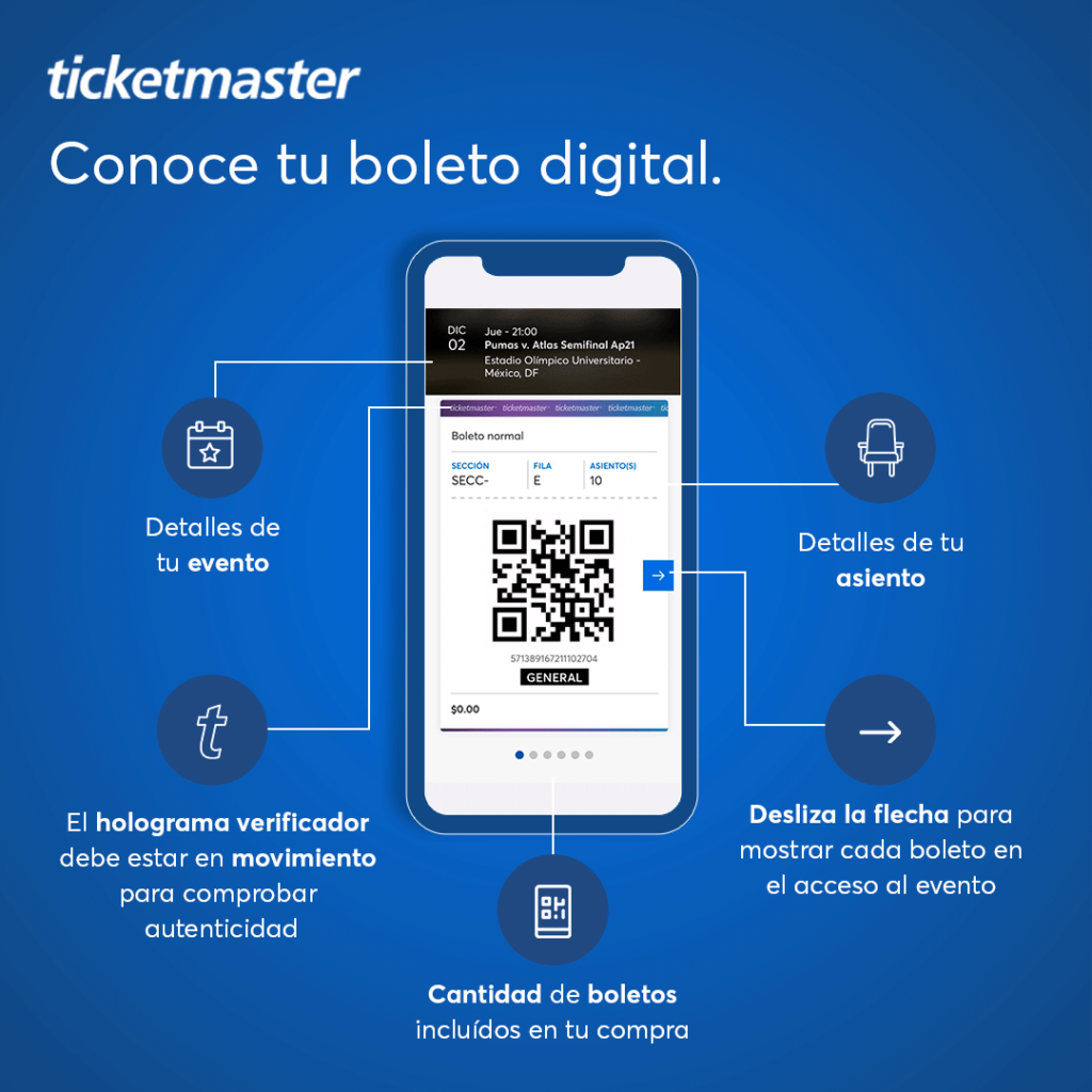 Conoce El Nuevo Boleto Digital De Ticketmaster M xico