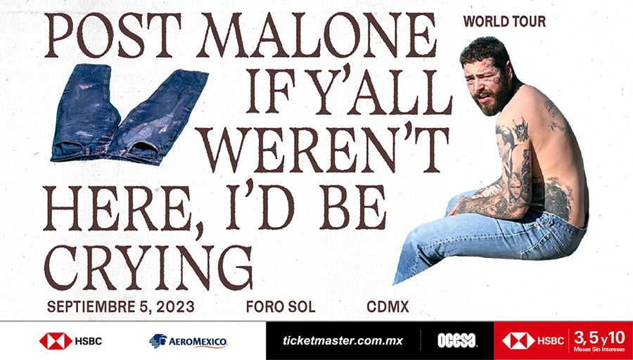 Post Malone nos hará vibrar con su nuevo tour en el Foro Sol