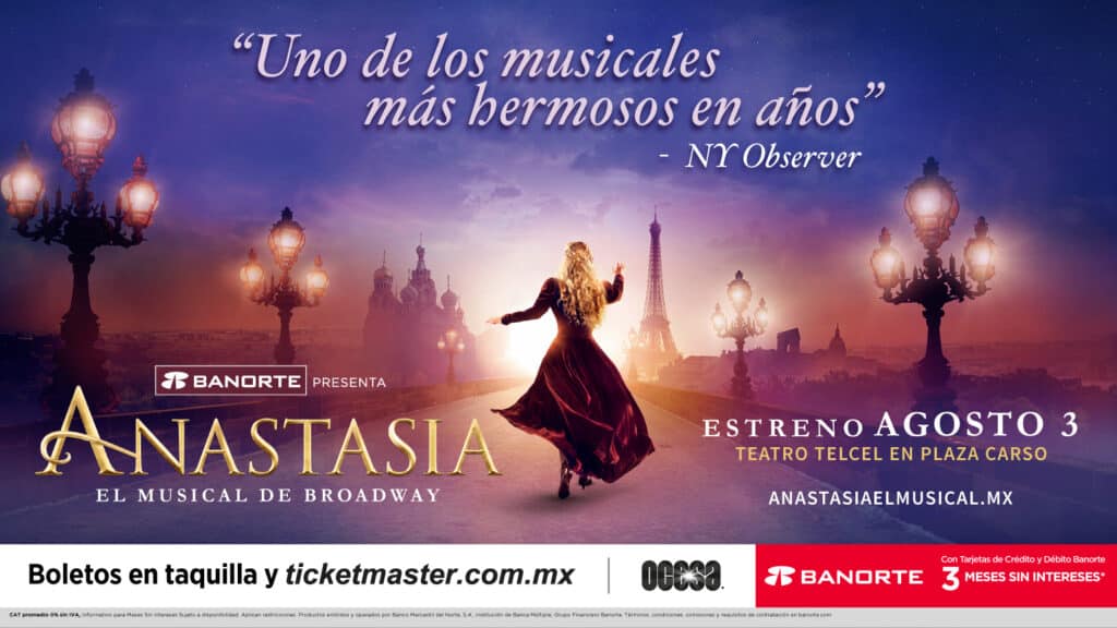 Una historia legendaria: Anastasia llega a México desde Broadway
