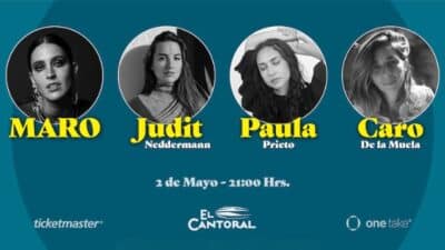 Experimenta la fusión única de MARO, Judit Neddermann, Paula Prieto y Caro de la Muela en un concierto inolvidable en El Cantoral.
