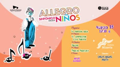 ¡Ven al Allegro Sinfónico para Niños en CDMX! Un espectáculo familiar con música clásica, narración y diversión. ¡No te lo pierdas!