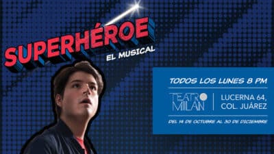 Sumérgete en la emocionante historia de Superhéroe, el musical que te hará ver que los verdaderos héroes están más cerca de lo que crees.